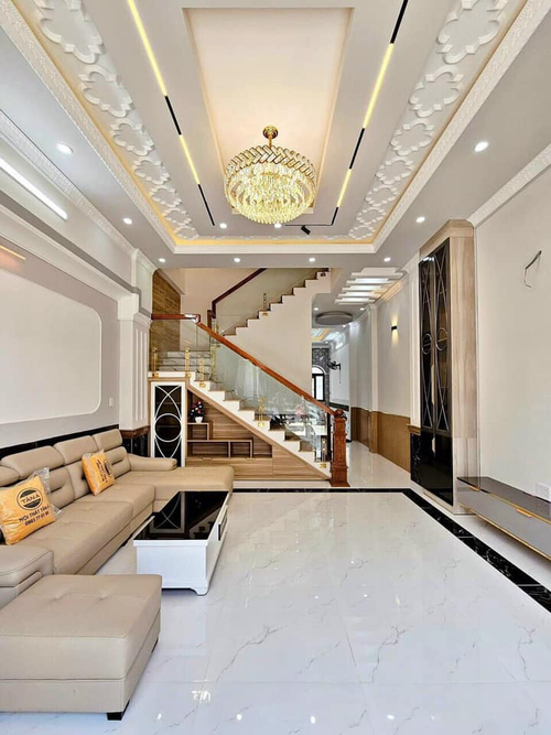 BÁN NHÀ MỚI 1 TRỆT 3 LẦU (1 PN TRỆT) PULL NỘI THẤT KDC VĂN HOÁ TÂY ĐÔ CẦN THƠ 